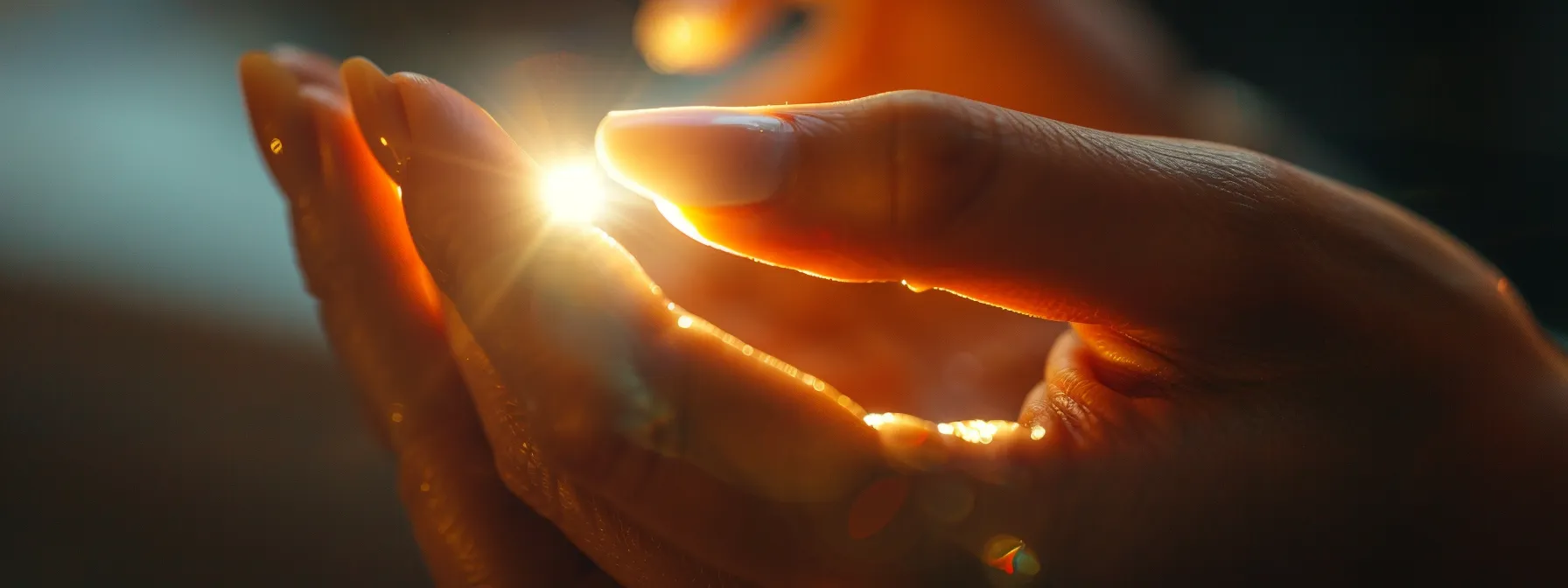 a person carefully pressing on press-on nails at the cuticle.